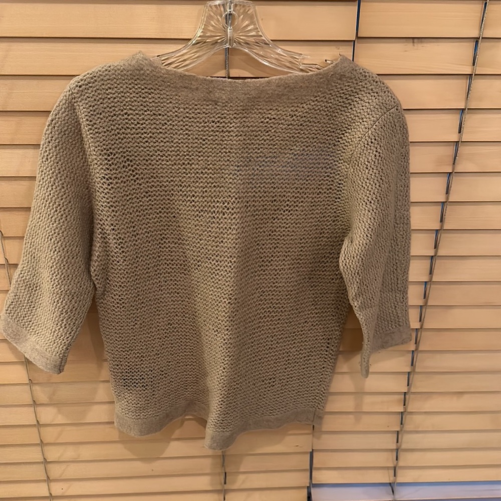 Troubadour for Anthropologie Snow Blossom Wool Sweater/Top - Picture 6 of 7